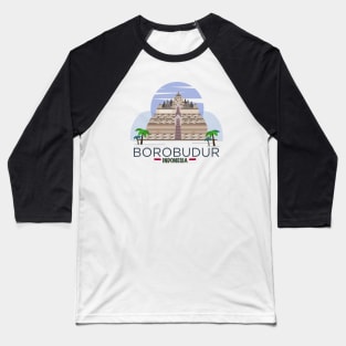 Borobudur Mahayana Buddhist Java Indonesia Temple Baseball T-Shirt